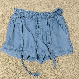 AE High wasted paper bag soft short